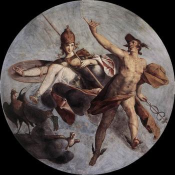 Hermes And Athena